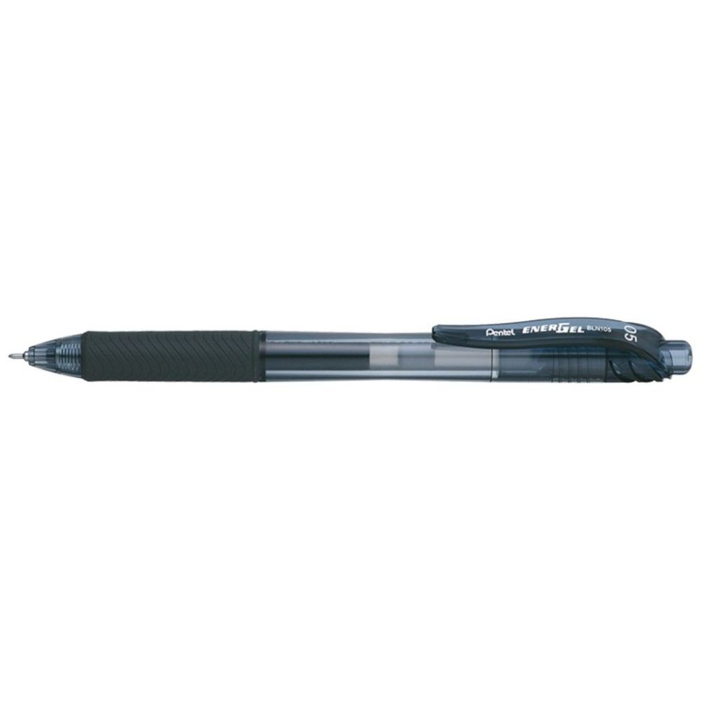 Pentel XLRN5-A Gel-Mine Für Energel X – 0,5 Mm Nadelspitze, Schwarze Tinte, Glattes Schreibgefühl