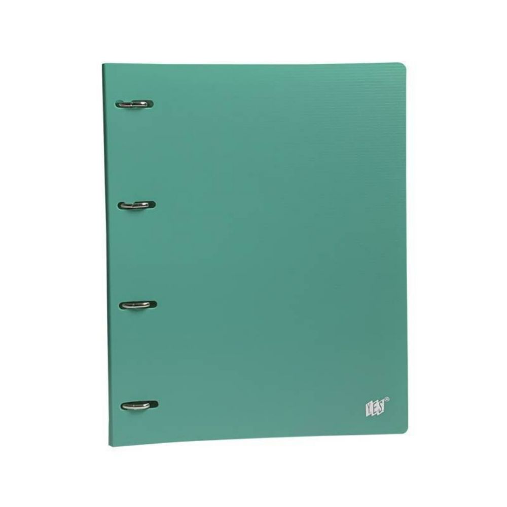 Fichario A4 Plastico 4 Argolas Opaco com 5 Divisorias 96Fls (Yes)