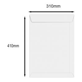 Envelope Saco A3 Branco 310x410mm 10un