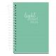 Agenda Diária Light Smart 10x15cm Tiffany (Kit) 1