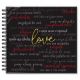 Álbum Love Dourado 21,8x23cm 30fls Pretas (Fina Ideia) 1