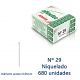 Alfinete para Costura com Cabeça No.29 Niquelado (Acc) 1