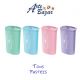 Apontador com Deposito Triangular Tons Pasteis (Faber Castell) 1