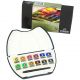 Aquarela Rembrandt em Pastilha Estojo Luxury Pocket 12 cores + Pincel (Royal Talens) 1