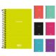 Caderneta 1/8 Espiral Capa Plastica Neon 80fls (Tilibra) 1