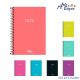 Caderno 1/4 Neon Sem Pauta Espiral Capa Plastica 80Fls (Tilibra) 1