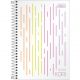 Caderno 1/4 Neon Kori Sem Pauta Espiral Capa Plastica 80fls (Tilibra) 1