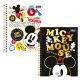Caderno Colegial 1 Matéria Mickey Espiral Capa Dura 80fls (Tilibra) 1