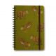 Caderno Colegial 1 Matéria Espiral Capa Dura 80fls - Verde com Onças (Cicero) 1