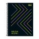 Caderno Colegial 1 Matéria Neon Kori Espiral Capa Dura 80fls (Tilibra) 1