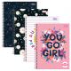 Caderno Universitário 1 Matéria Pepper Feminino Espiral Capa Dura 80fls (Tilibra) 1