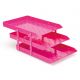 Caixa de Correspondencia de Acrilico Tripla Rosa (Waleu) 1