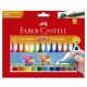 Caneta Hidrocor 12 Cores Jumbo Triangular (Faber Castell) 1