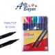 Caneta Marcador Permanente Dualtip Brush 10 Cores Bismark (Yes) 1