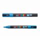 Caneta Posca PC-3ML com Glitter (Posca) Cor:Azul Claro 1