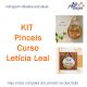 Kit Pinceis para Curso Bauer Leticia Leal 1