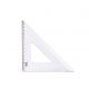 Esquadro Escolar Newline 45 Graus 21cm (Waleu) 1
