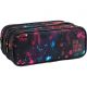Estojo Duplo G Academie Splashes Preto (Tilibra) 1