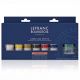 Tinta Acrílica Fine 20ml Estojo com 6 cores + Medium Acrílico (Lefranc Bourgeois) 1
