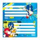 Etiqueta Escolar Adesiva Sonic 8un (Tilibra) 1