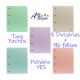 Fichario A4 Plastico 4 Argolas Tons Pasteis com 5 Divisorias 96Fls (Yes) 1