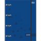 Fichario Universitario Cartonado Lunix Azul 80fls (Tilibra) 1