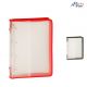 Fichario Universitario Plastico Transparente 4 Argolas com Ziper (Yes) 1