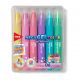 Giz de Cera Retrátil Mega Gel Pastel 6 Cores (Tris) 1