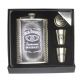 Kit 3 em 1 Whisky Inox - Cantil 210ml + Funil + 2 Mini Copos (Moon Grass) 1