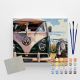 Kit de Pintura Numerada Terapêutica 40x50cm - Kombi (Sinoart) 1