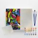 Kit de Pintura Numerada Terapêutica 40x50cm - Tigre Colorido (Sinoart) 1