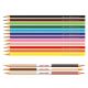 Lapis de Cor 12+3 Cores Caras & Cores (Faber Castell) 2
