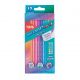 Lapis de Cor 12 Cores Tons Pastel Tris Mega Soft Color (Tris) 1