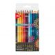 Lapis de Cor 12 Cores Tris Vibes Boho Chic + 1 Lapis 6B (Tris) 2