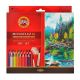 Lápis de Cor 48 Cores Mondeluz Aquarelável (Koh-I-Noor) 1
