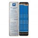 Lapis Preto Mars Lumograph 100 Estojo Metal com 6 unidades (Staedtler) 1