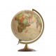 Luminária Globo Terrestre Colombo Creation Antigo 30cm Base Madeira (Tecnodidattica) 1