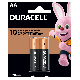 Pilha AA 1.5V Alcalina com 2 (Duracell) 1