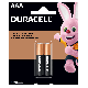 Pilha AAA 1.5V Alcalina com 2 (Duracell) 1