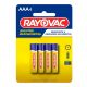 Pilha AAA 1.5V com 4 (Rayovac) 1