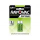 Pilha AAA Recarregável 600mAh com 2 (Rayovac) 1