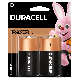 Pilha D 1.5V Alcalina com 2 (Duracell) 1