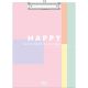 Prancheta A4 Decorada Happy (Tilibra) 1