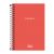 Caderneta 1/8 Espiral Capa Plastica Neon 80fls (Tilibra) Cor:Laranja 1