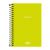 Caderneta 1/8 Espiral Capa Plastica Neon 80fls (Tilibra) Cor:Verde Limão 1