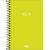 Caderno 1/4 Neon Sem Pauta Espiral Capa Plastica 80Fls (Tilibra) Capa:Verde Limão 1