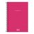 Caderno 1/4 Neon Espiral Capa Plástica 80fls (Tilibra) Cor:Pink 1