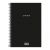Caderno 1/4 Neon Espiral Capa Plástica 80fls (Tilibra) Cor:Preto 1