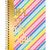 Caderno Colegial 10 Matérias Be Nice Espiral Capa Dura 160fls (Tilibra) Capa:2021-Listra Diagonal 1