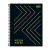 Caderno Colegial 1 Matéria Neon Kori Espiral Capa Dura 80fls (Tilibra) 1